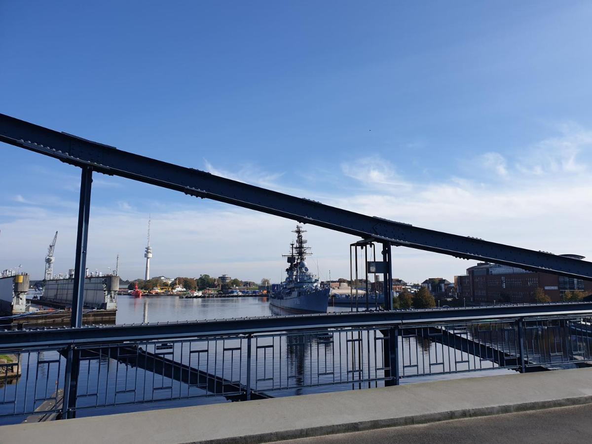191 Ferienwohnung Deichbruecke Wilhelmshaven Ngoại thất bức ảnh